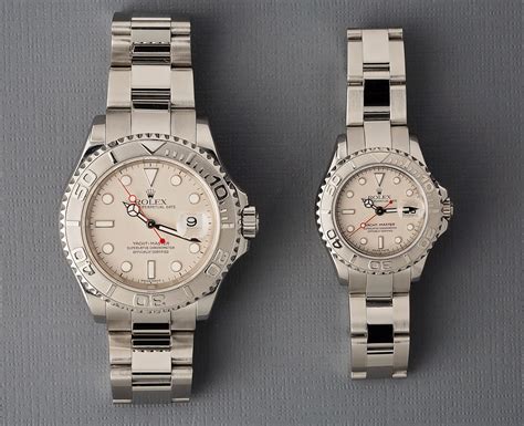 rolex yachtmaster 29mm vs 40mm|rolex yacht master bezel.